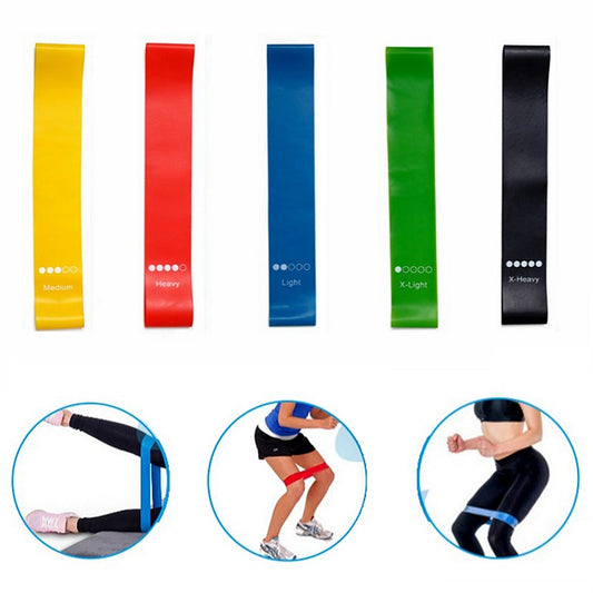 Natural Latex Resistance Bands for Fitness and Yoga