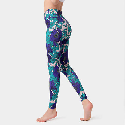 Printed Yoga Suit with Amazon Yoga Pants